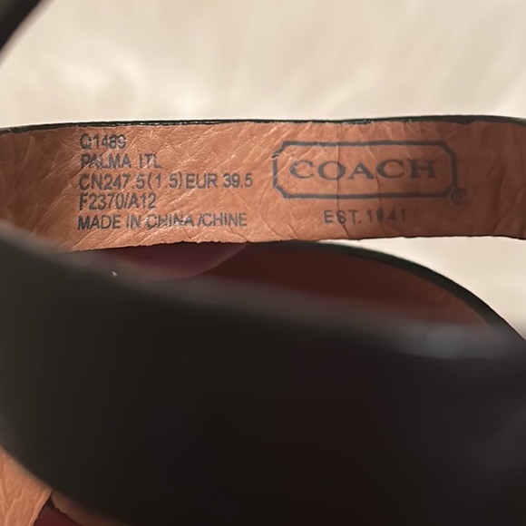 Authentic! Coach Palma Italy Sandal - Picture 8 of 9
